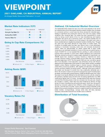 2021 Annual Viewpoint Oakland, CA Industrial Report