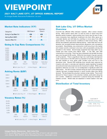 2021 Annual Viewpoint Salt Lake City, UT Office Report