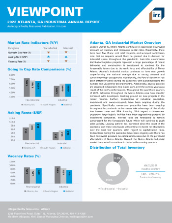 2022 Annual Viewpoint Atlanta, GA Industrial Report