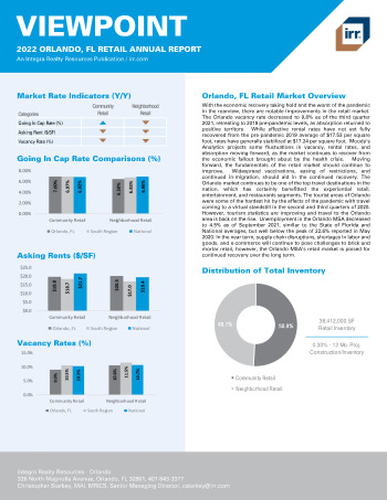 2022 Annual Viewpoint Orlando, FL Retail Report