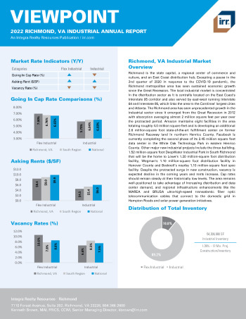 2022 Annual Viewpoint Richmond, VA Industrial Report