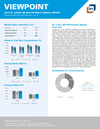 2022 Annual Viewpoint St. Louis, MO Multifamily Report