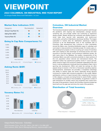 2022 Mid-Year Viewpoint Columbus, OH Industrial Report