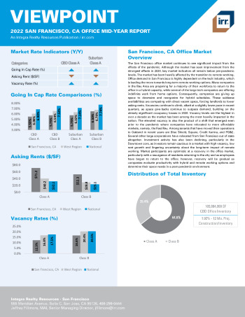 2022 Mid-Year Viewpoint San Francisco, CA Office Report