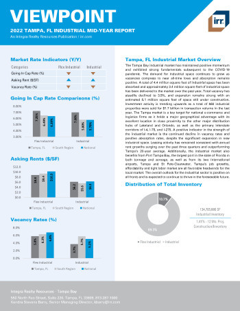 2022 Mid-Year Viewpoint Tampa, FL Industrial Report