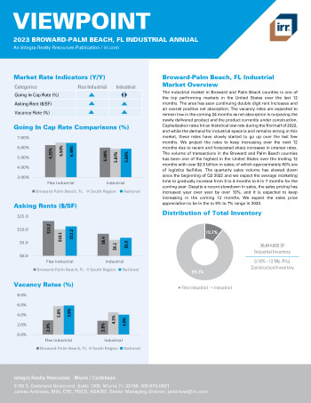 2023 Annual Viewpoint Broward-Palm Beach, FL Industrial Report
