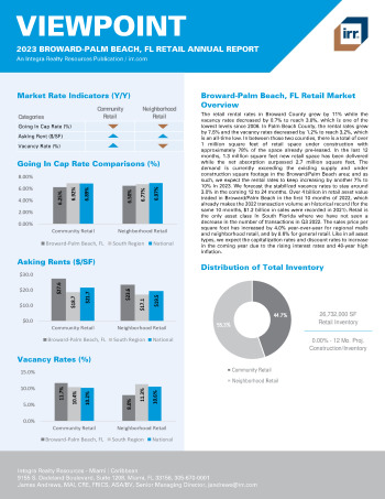 2023 Annual Viewpoint Broward-Palm Beach, FL Retail Report