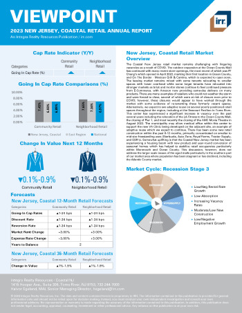 2023 Annual Viewpoint New Jersey, Coastal Retail Report