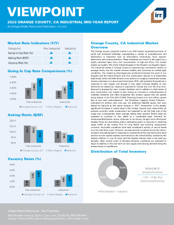 2023 Mid-Year Viewpoint Orange County, CA Industrial Report