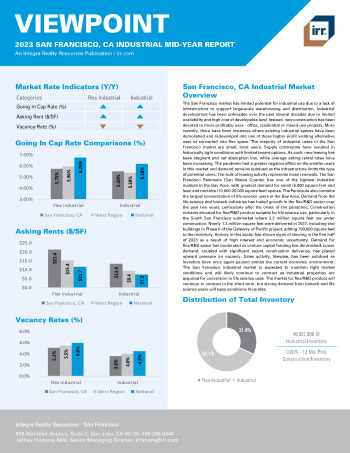 2023 Mid-Year Viewpoint San Francisco, CA Industrial Report