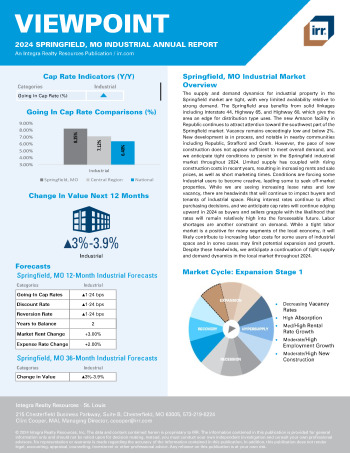 2024 Annual Viewpoint Springfield, MO Industrial Report