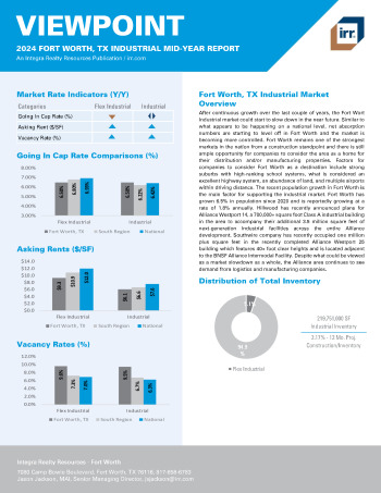 2024 Mid-Year Viewpoint Fort Worth, TX Industrial Report