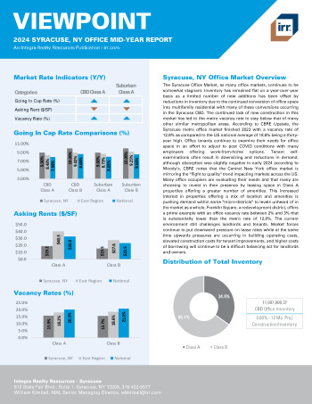 2024 Mid-Year Viewpoint Syracuse, NY Office Report