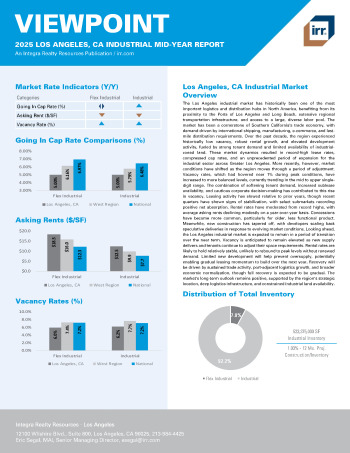 2025 Mid-Year Viewpoint Los Angeles, CA Industrial Report