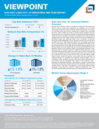 2025 Mid-Year Viewpoint Salt Lake City, UT Industrial Report