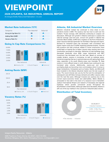 2026 Annual Viewpoint Atlanta, GA Industrial Report