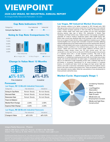2026 Annual Viewpoint Las Vegas, NV Industrial Report