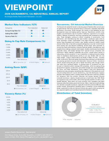 2026 Annual Viewpoint Sacramento, CA Industrial Report