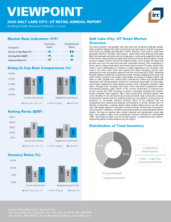 2026 Annual Viewpoint Salt Lake City, UT Retail Report