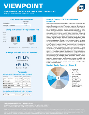 2026 Mid-Year Viewpoint Orange County, CA Office Report