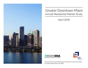 Greater Downtown Miami Annual 2019 Residential Market Study