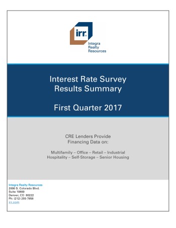 Q1 2017 IRR Interest Rate Survey Results Summary