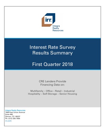 Q1 2018 IRR Interest Rate Survey Results Summary