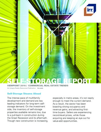 2016 Viewpoint National Self-Storage Report