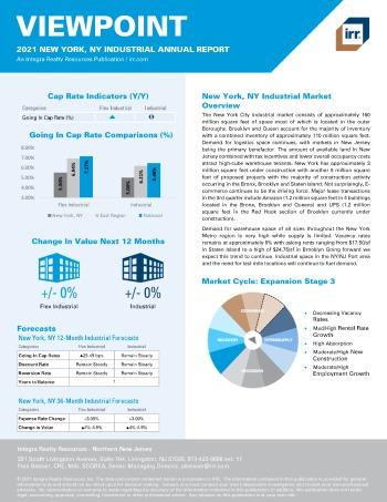 2021 Annual Viewpoint New York, NY Industrial Report
