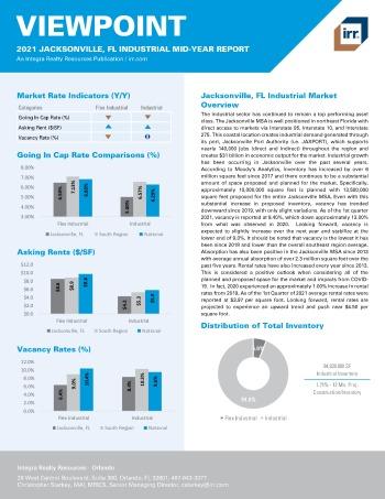 2021 Mid-Year Viewpoint Jacksonville, FL Industrial Report