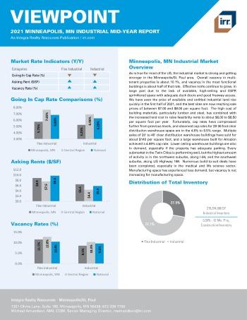 2021 Mid-Year Viewpoint Minneapolis, MN Industrial Report