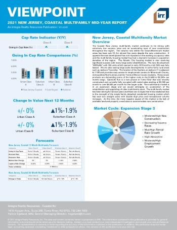 2021 Mid-Year Viewpoint New Jersey, Coastal Multifamily Report