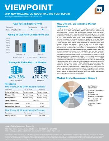 2021 Mid-Year Viewpoint New Orleans, LA Industrial Report