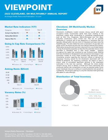2022 Annual Viewpoint Cleveland, OH Multifamily Report