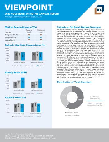 2022 Annual Viewpoint Columbus, OH Retail Report
