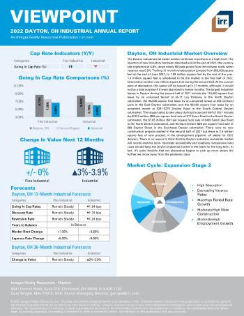 2022 Annual Viewpoint Dayton, OH Industrial Report