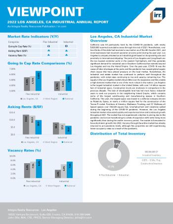 2022 Annual Viewpoint Los Angeles, CA Industrial Report