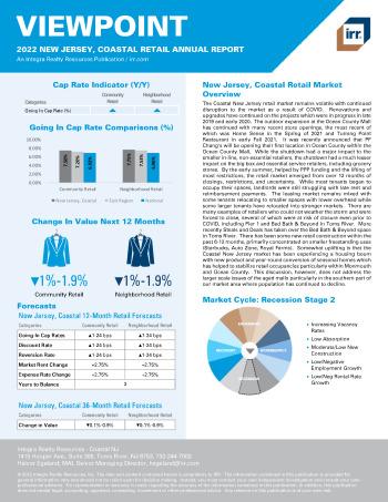 2022 Annual Viewpoint New Jersey, Coastal Retail Report