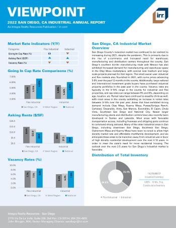 2022 Annual Viewpoint San Diego, CA Industrial Report
