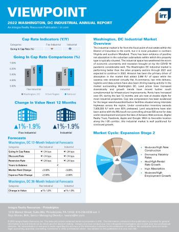 2022 Annual Viewpoint Washington, DC Industrial Report