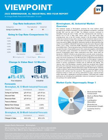 2022 Mid-Year Viewpoint Birmingham, AL Industrial Report