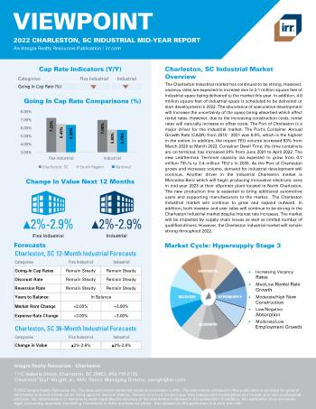 2022 Mid-Year Viewpoint Charleston, SC Industrial Report