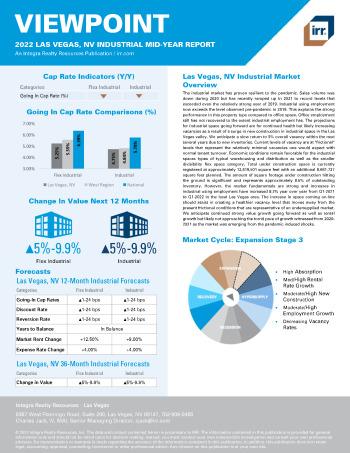 2022 Mid-Year Viewpoint Las Vegas, NV Industrial Report