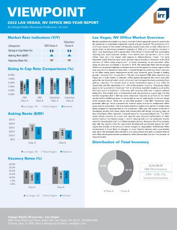 2022 Mid-Year Viewpoint Las Vegas, NV Office Report