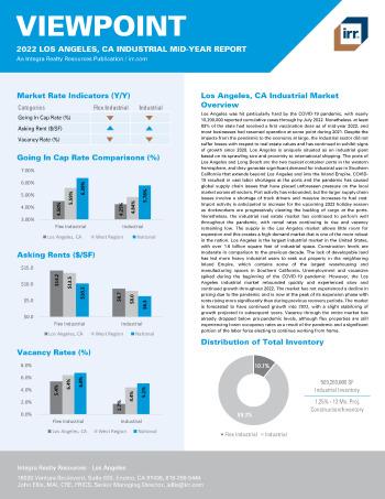 2022 Mid-Year Viewpoint Los Angeles, CA Industrial Report