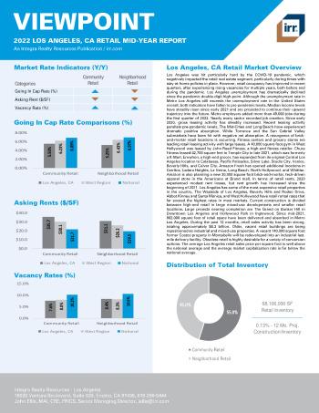 2022 Mid-Year Viewpoint Los Angeles, CA Retail Report