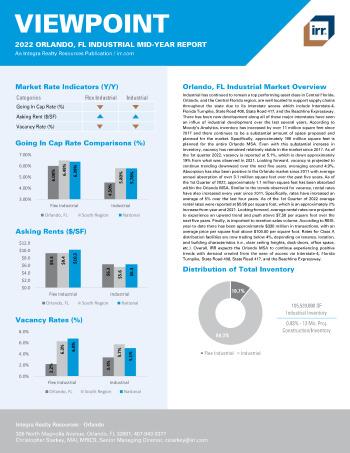 2022 Mid-Year Viewpoint Orlando, FL Industrial Report