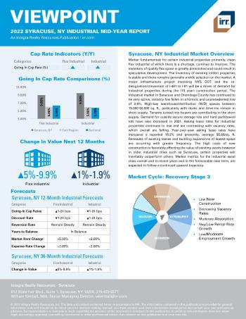 2022 Mid-Year Viewpoint Syracuse, NY Industrial Report