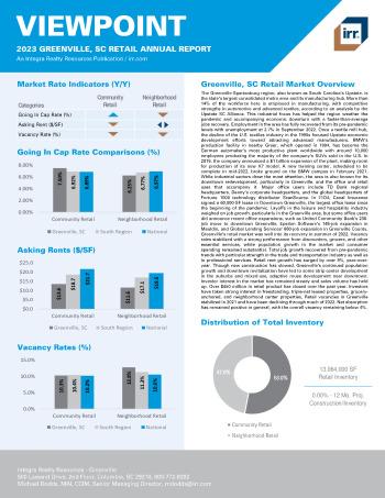 2023 Annual Viewpoint Greenville, SC Retail Report