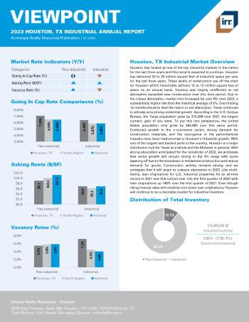 2023 Annual Viewpoint Houston, TX Industrial Report
